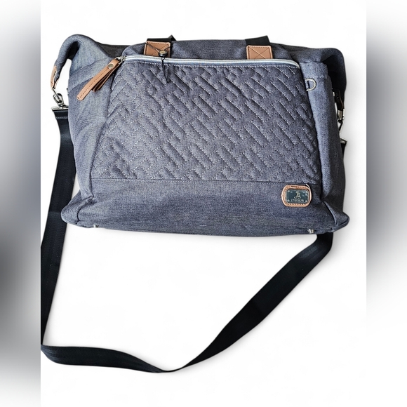 Kasion Quilted Diaper Tote Bag Gray - Picture 7 of 11